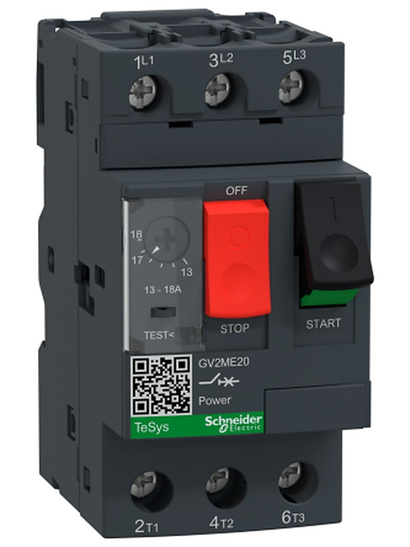 Schneider Electric 13A, 18 A GV2ME Motor Protection Circuit Breaker, 690V, 60 °C, -20 °C