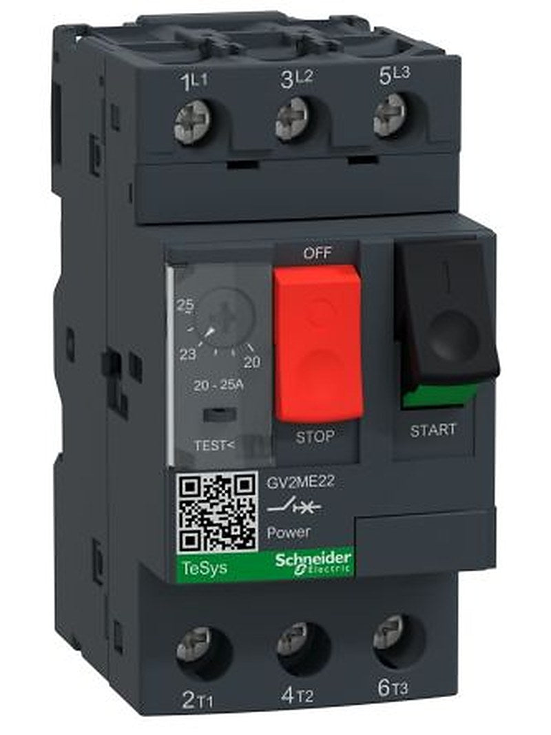 Schneider Electric 20A, 25 A GV2ME Motor Protection Circuit Breaker, 690V, 60 °C, -20 °C