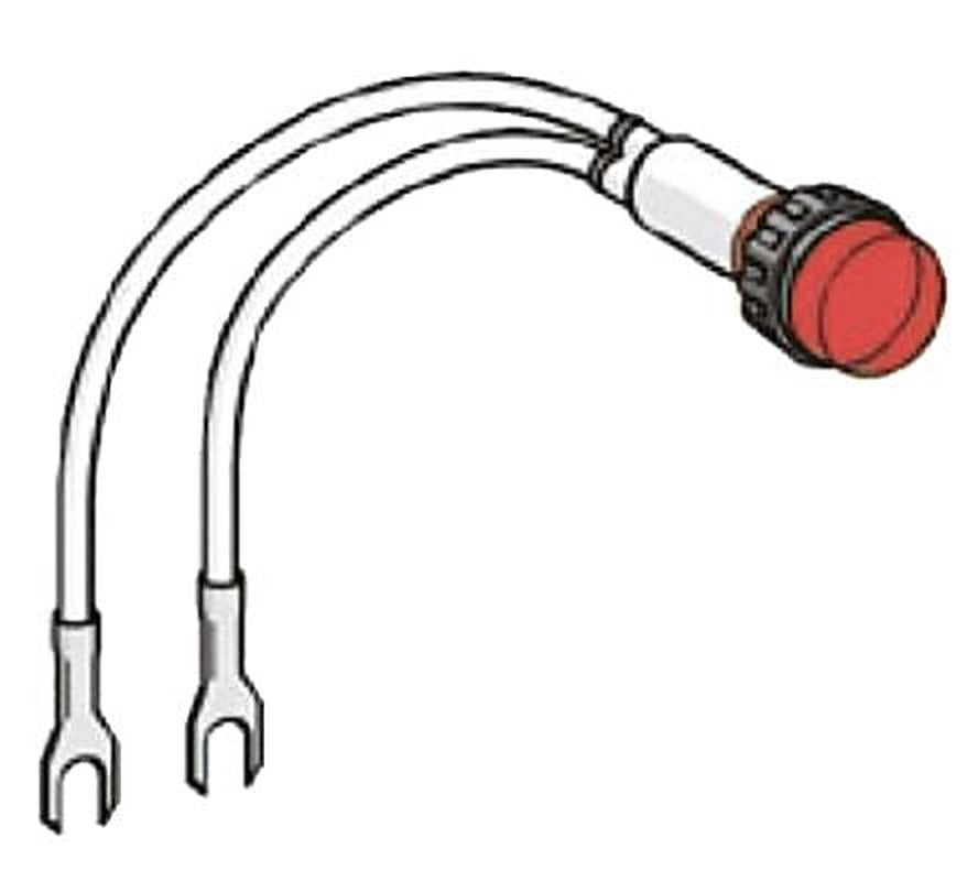Schneider Electric, GV2SN, Flush Red LED Pilot Light Head, Round, 440V