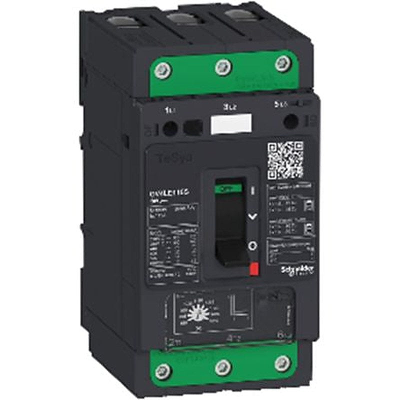Schneider Electric TeSys TeSyS GV Thermal Circuit Breaker - 3-Pole, Direct, 80A Current Rating, 100 kA, 690V ac