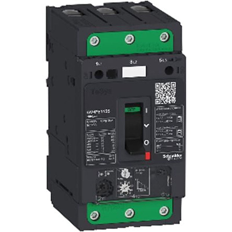 Schneider Electric TeSys TeSyS GV Thermal Circuit Breaker - 3-Pole, Direct, 7A Current Rating, 100 kA, 690V ac