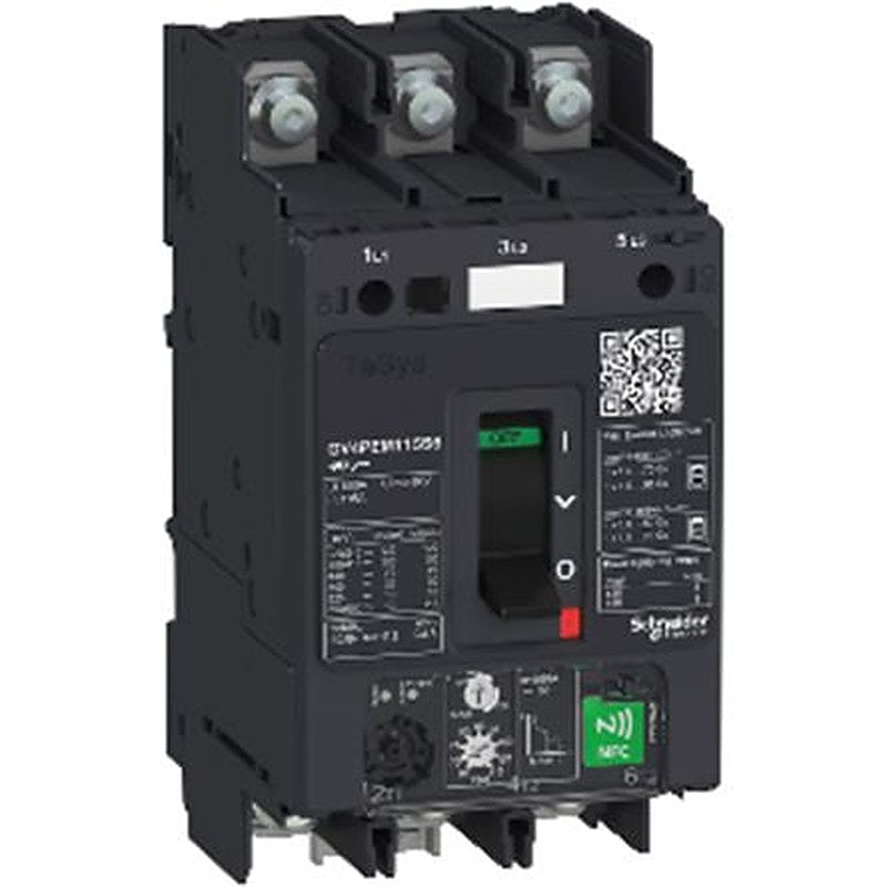 Schneider Electric TeSys GV4PEM Thermal Circuit Breaker - 3-Pole, DIN Rail, 2A Current Rating, 100 kA, 690V ac