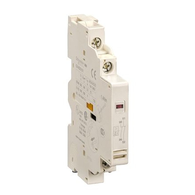Schneider Electric Auxiliary Contact, 2 Contact, 1 NO/1 NC, TeSys Deca, Side, 6 A, 240 V dc, 690V ac, GVAD0110