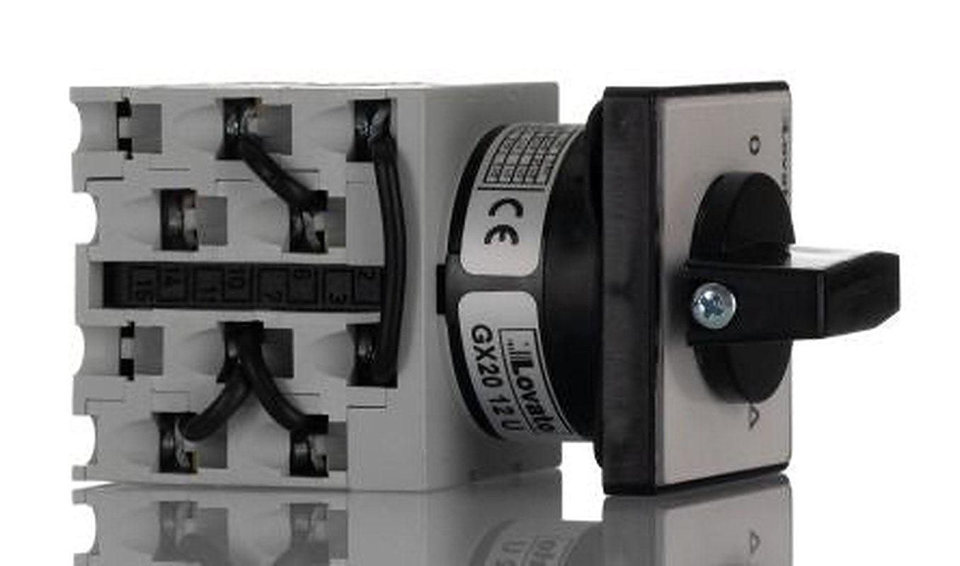 Lovato 3 Position 60 °, Knob Actuator 20 A