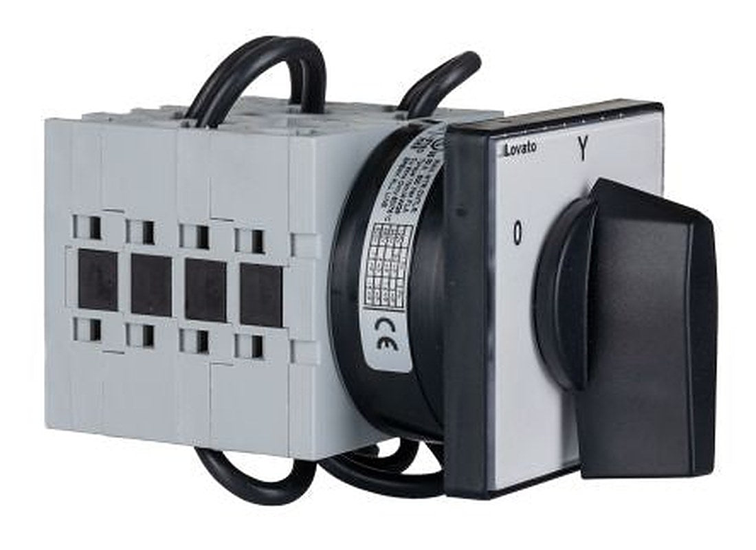 Lovato Rotary Cam Switch Star Delta Starter 440V ac, 15 kW, 3 Phase, IP20, IP65