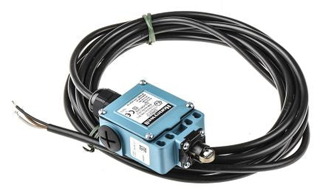 Honeywell GXE Series Top-roller plunger Limit Switch, SPDT, IP66, Die Cast Zinc Housing, 250V ac, 6A