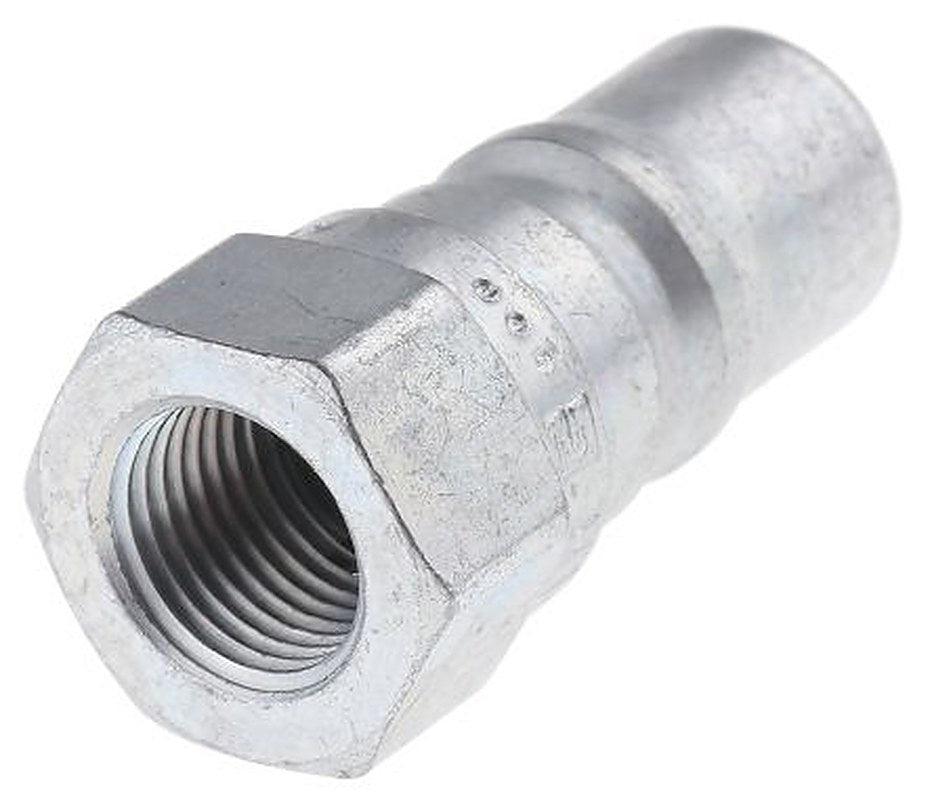 Parker Steel Hydraulic Quick Connect Coupling Female G 1/8 in, 35 Mpa