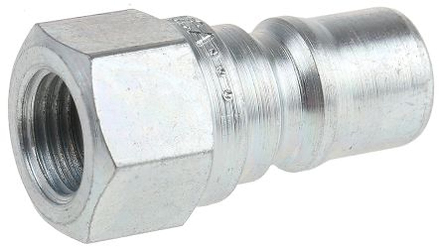 Parker Steel Hydraulic Quick Connect Coupling Male G 1/4 in, 35 Mpa