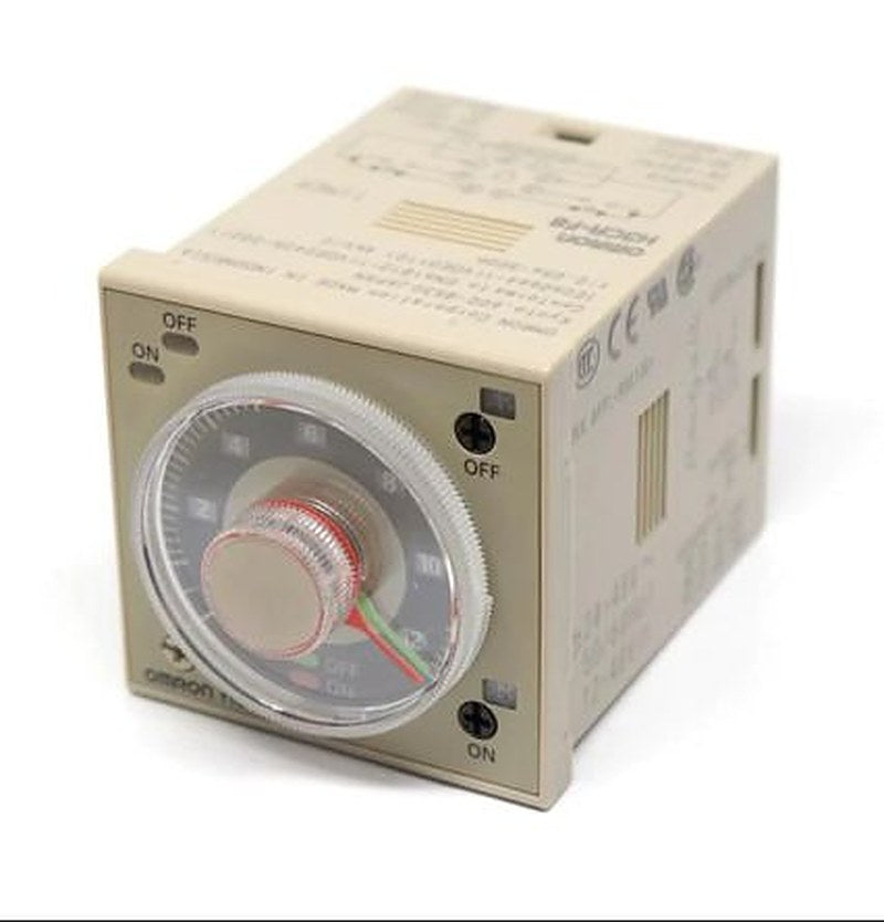 Omron H3CR Series DIN Rail Timer Relay, 24 to 48 V, 0.05 s to 30 h, 2-Function, SPST Switch Configuration