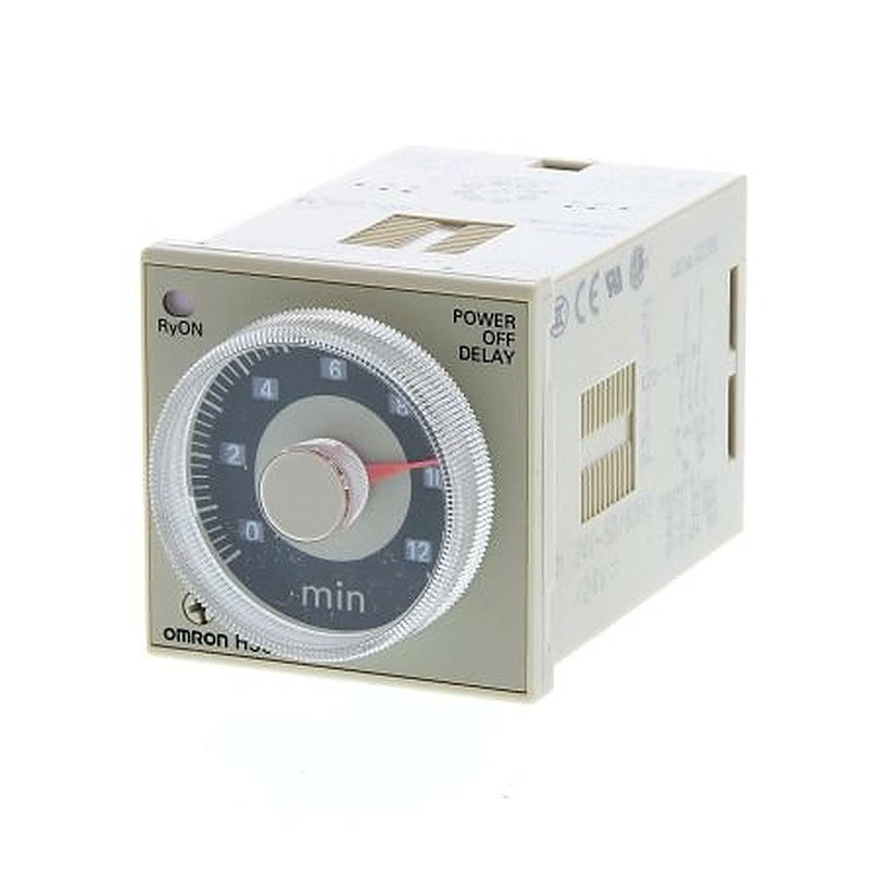 Omron Timer Relay, 2-Contact, 100 to 120 V ac 100V ac, 120 V ac, 0.05 to 12 min, DPDT Switch Configuration
