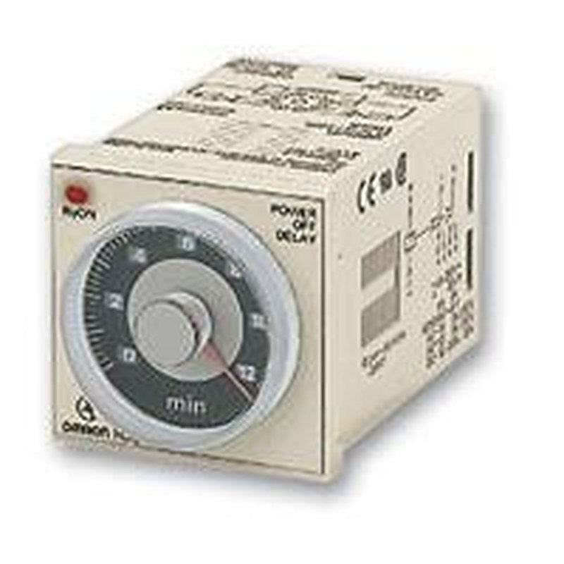 Omron H3CR Series DIN Rail Timer Relay, 2-Contact, 100 to 125 V dc 200V ac, 240 V ac, 0.05 to 12 s,