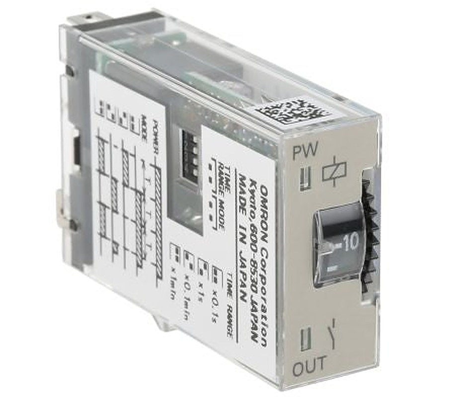 Omron H3RN Series Timer Relay, 1-Contact, 48 V dc 24V ac, 0.1 s to 10 min, Multifunction-Function, SPDT Switch