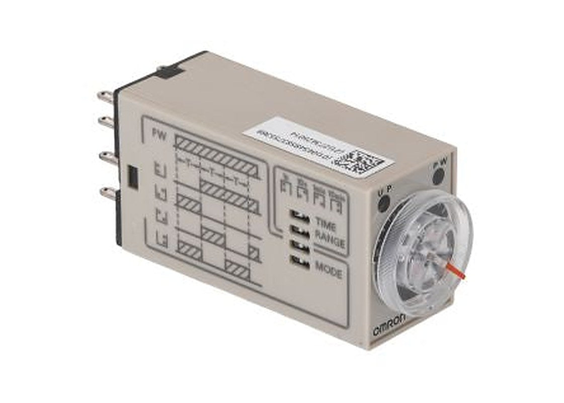 Omron H3YN Series DIN Rail Timer Relay, 2-Contact, 12 V dc, 0.1 s to 10 min, Multifunction-Function, DPDT Switch