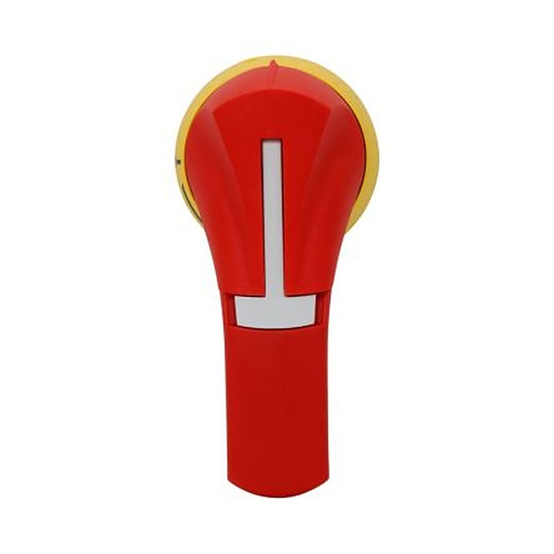 Eaton Yellow, Red Rotary Handle, 3 in, H4X Series
