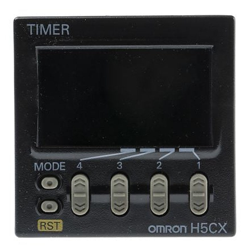 Omron H5CX Series Flush Timer Relay, 1-Contact, 24 V dc 24V ac, 0.001 s to 9999 h, Multifunction-Function, SPST Switch
