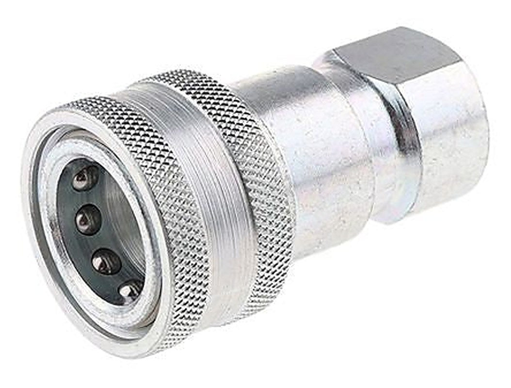 Parker Steel Hydraulic Quick Connect Coupling Female G 3/4 in, 17.5 Mpa