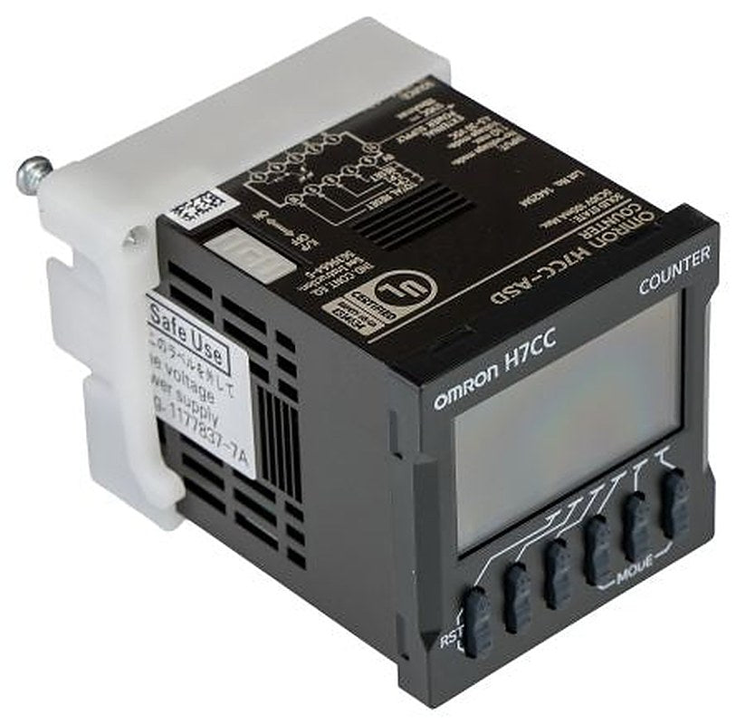 Omron Counter, Digital Counter, 6 Digit LCD, 60 Hz 24V ac