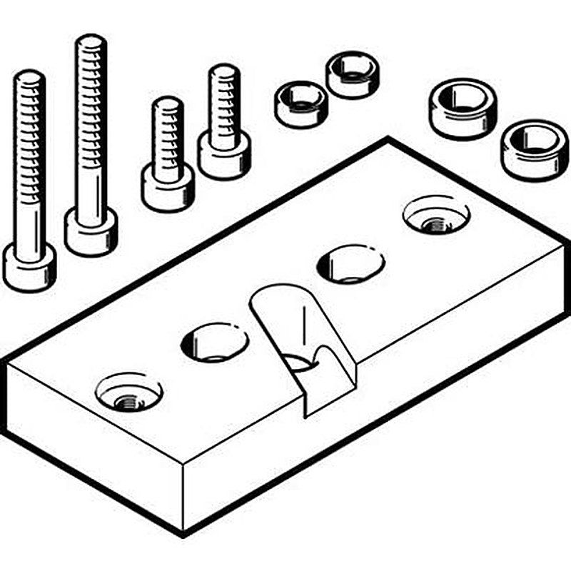 Festo Adapter Kit HAPG-SD2-31, For Use With Pneumatic Cylinder & Actuator