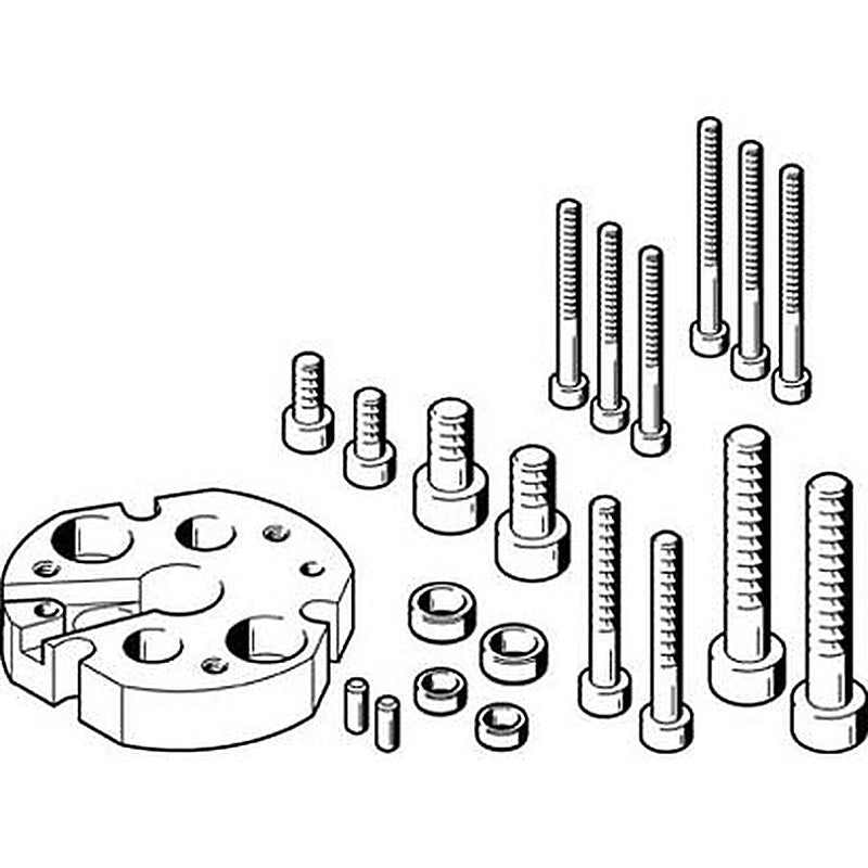 Festo Adapter Kit HAPG-SD2-33, For Use With Pneumatic Cylinder & Actuator