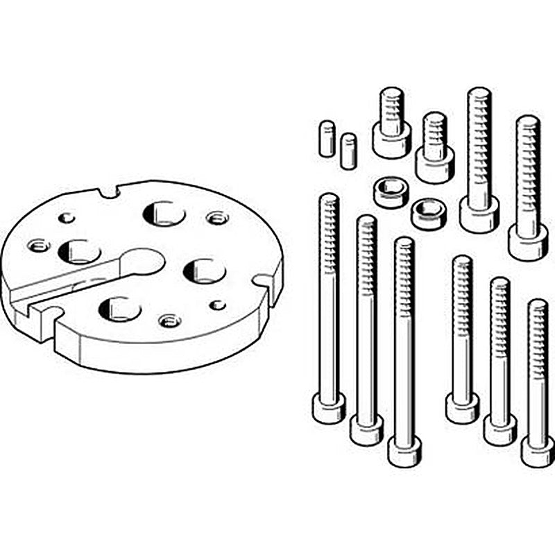 Festo Adapter Kit HAPG-SD2-35, For Use With Pneumatic Cylinder & Actuator