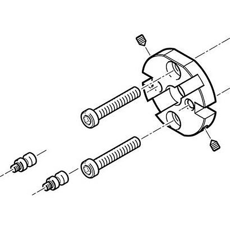 Festo Adapter Kit HAPG-SD2-6, For Use With Pneumatic grippers