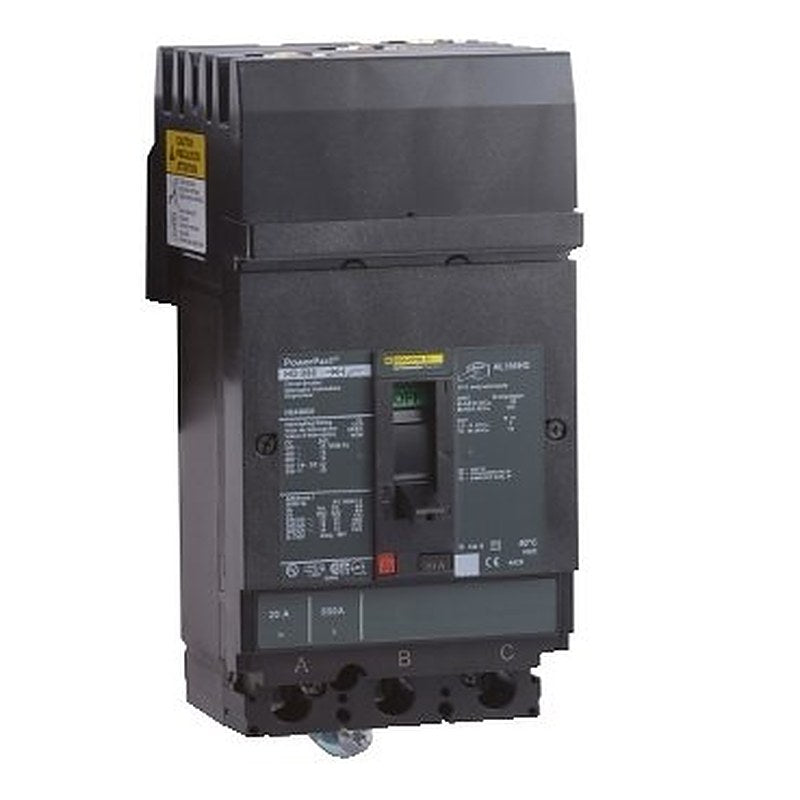Circuit breaker, PowerPacT H, 20A, 3 pole, 600VAC, 14kA, I-Line, thermal magnetic, 80%, CBA (Circuit breaker PowerPacT H) is a Schneider Electric product. Designed for reliable performance and long service life. Available across Iraq — contact us for pricing and delivery options.