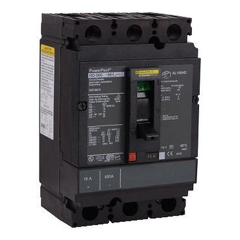 Circuit breaker, PowerPacT H, 40A, 3 pole, 600VAC, 14kA, busbar, thermal magnetic, 80% (Circuit breaker PowerPacT H) is a Schneider Electric product. Designed for reliable performance and long service life. Available across Iraq — contact us for pricing and delivery options.