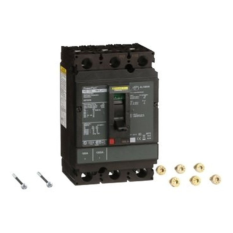 Circuit breaker, PowerPacT H, 100A, 3 pole, 600VAC, 14kA, busbar, thermal magnetic, 80% (Circuit breaker PowerPacT H) is a Schneider Electric product. Designed for reliable performance and long service life. Available across Iraq — contact us for pricing and delivery options.