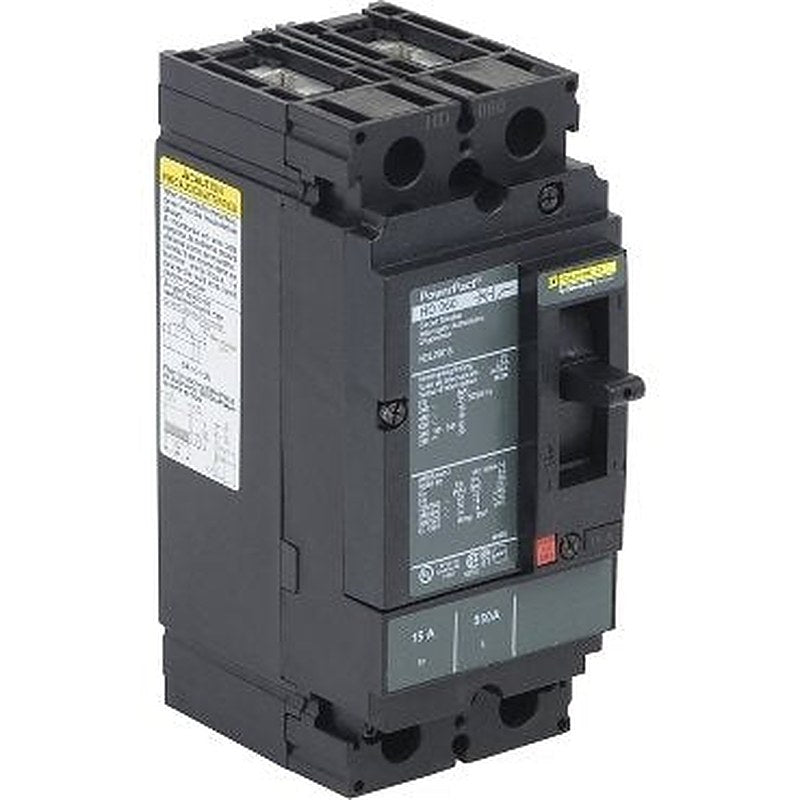 Circuit breaker, PowerPacT H, 15A, 2 pole, 600VAC, 14kA, lugs, thermal magnetic, 100% (Circuit breaker PowerPacT H) is a Schneider Electric product. Designed for reliable performance and long service life. Available across Iraq — contact us for pricing and delivery options.