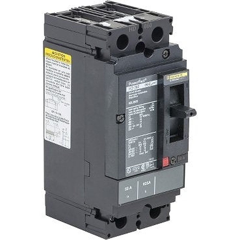 Circuit breaker, PowerPacT H, 40A, 2 pole, 600VAC, 14kA, lugs, thermal magnetic, 100% (Circuit breaker PowerPacT H) is a Schneider Electric product. Designed for reliable performance and long service life. Available across Iraq — contact us for pricing and delivery options.