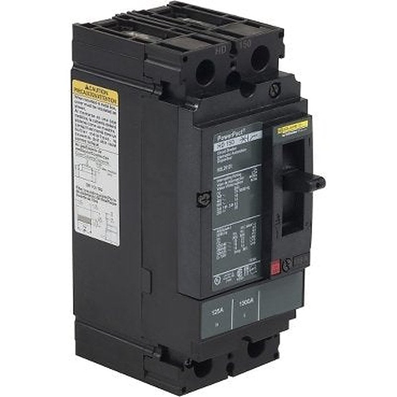 Circuit breaker, PowerPacT H, 125A, 2 pole, 600VAC, 14kA, lugs, thermal magnetic, 100% (Circuit breaker PowerPacT H) is a Schneider Electric product. Designed for reliable performance and long service life. Available across Iraq — contact us for pricing and delivery options.
