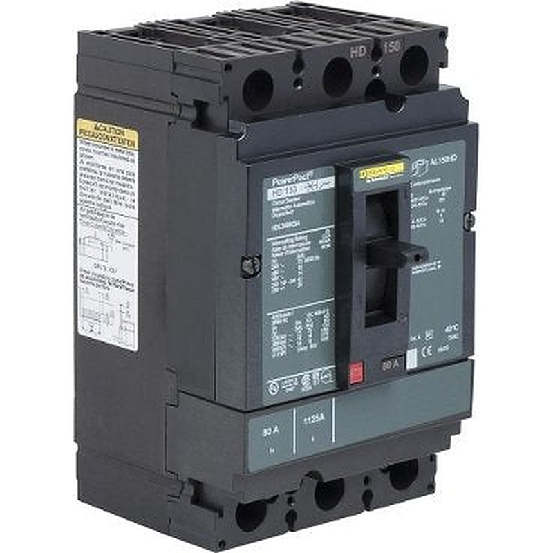 Circuit breaker, PowerPacT H, 70A, 3 pole, 600VAC, 14kA, lugs, thermal magnetic, 80%, control wire ON end (Circuit breaker PowerPacT H) is a Schneider Electric product. Designed for reliable performance and long service life. Available across Iraq — contact us for pricing and delivery options.