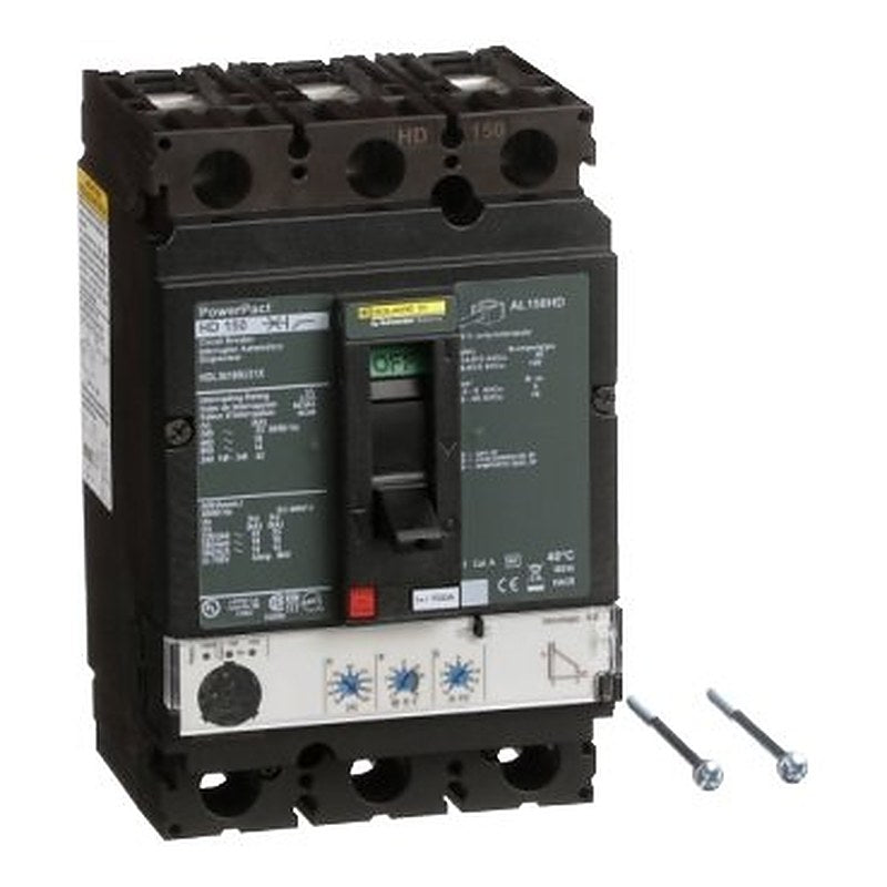 Circuit breaker, PowerPacT H, 100A, 3 pole, 600VAC, 14kA, lugs, Micrologic 3.2, 80% (Circuit breaker PowerPacT H) is a Schneider Electric product. Designed for reliable performance and long service life. Available across Iraq — contact us for pricing and delivery options.