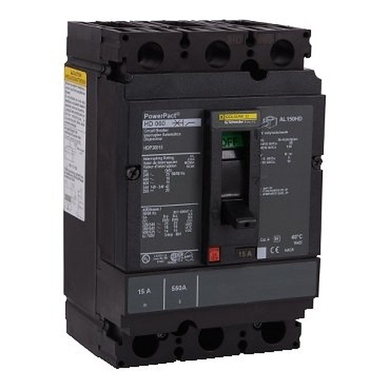 Circuit breaker, PowerPacT H, 60A, 3 pole, 600VAC, 14kA, lugs, thermal magnetic, 80% (Circuit breaker PowerPacT H) is a Schneider Electric product. Designed for reliable performance and long service life. Available across Iraq — contact us for pricing and delivery options.