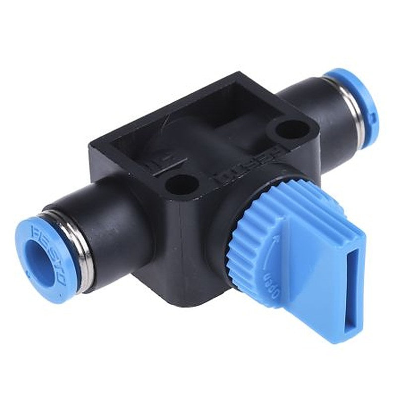 Festo HE Series Pneumatic Manual Control Valve, 153467, Inlet Male/Female, Outlet Male/Female
