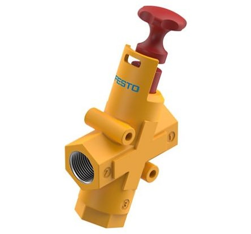 Festo Pneumatic Shut-Off Valve, 5200 L/min G G 3/8