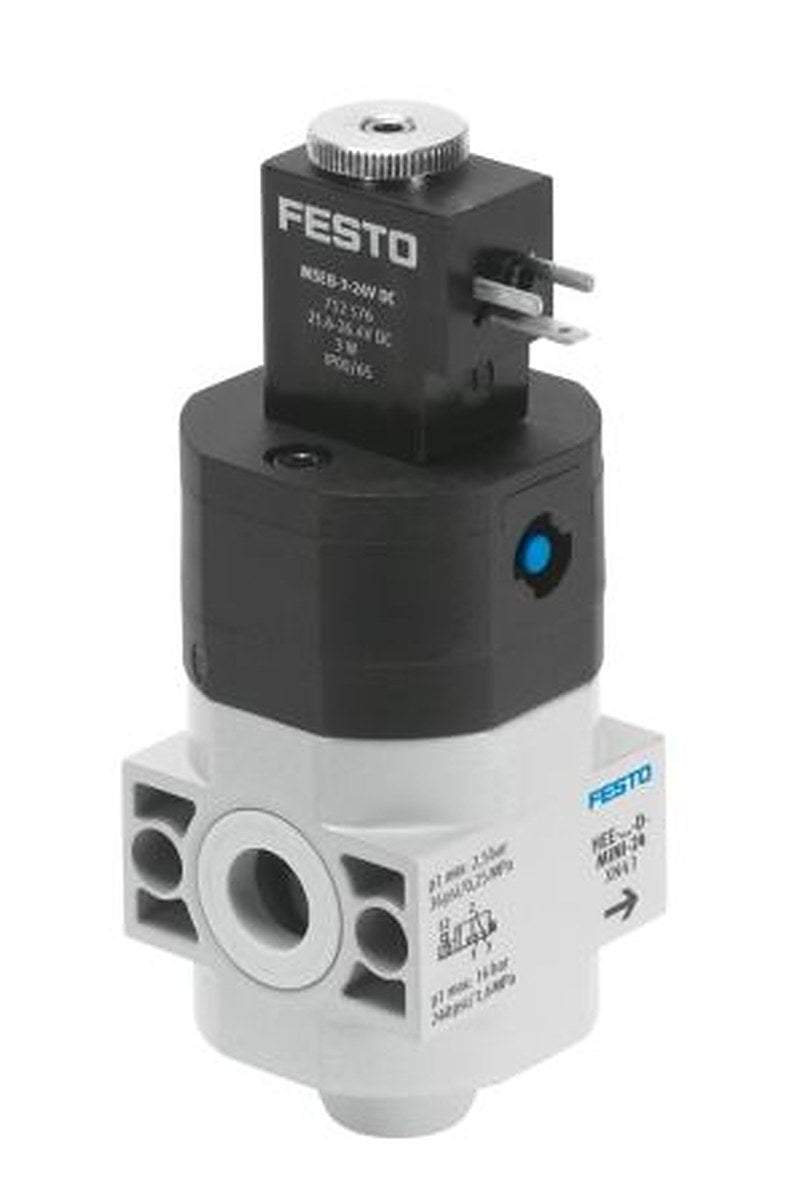 Festo Electrical Pneumatic Manual Control Valve HEE Series, G G 1/8, 172956