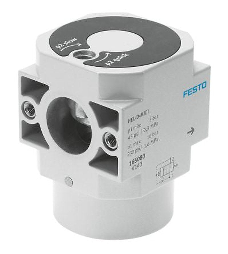 Festo Pneumatic Manual Control Valve HEL Series, G G 3/8, 170691
