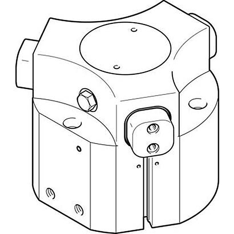 Festo 3 Finger Double Acting Action Pneumatic Gripper, HGDD-80-A-G1, 3 Point Gripping Type