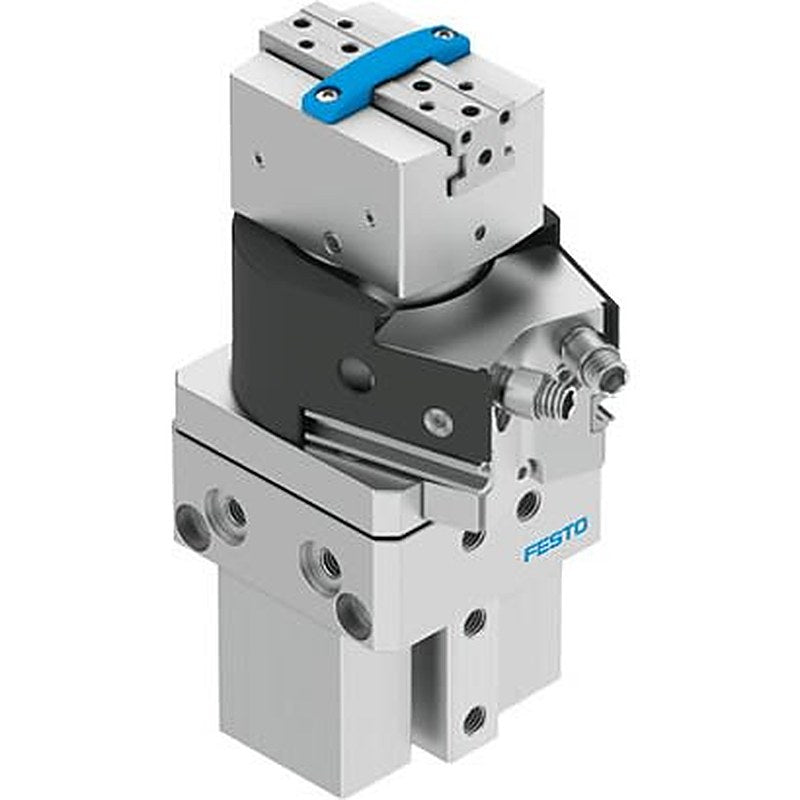 Festo 2 Finger Double Acting Action Pneumatic Gripper, HGDS-PP-12-P1-A-B, Parallel Gripping Type