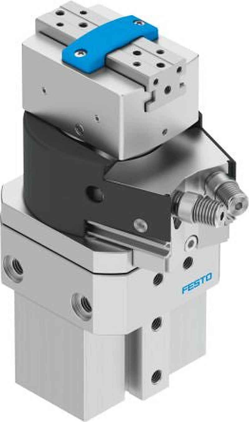 Festo 2 Finger Double Acting Action Pneumatic Gripper, HGDS-PP-16-P-A-B, Parallel Gripping Type