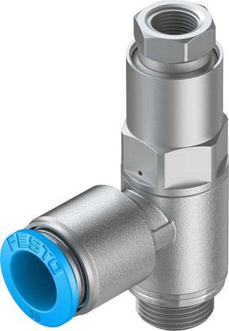 Festo HGL-1/4-QS-10 Non Return Valve, 10 bar Tube Threaded