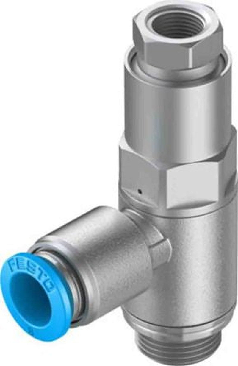 Festo HGL-1/4-QS-8 Non Return Valve, 10 bar Tube, Outlet Male Threaded