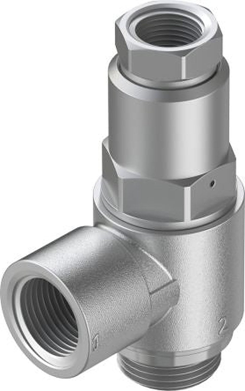 Festo HGL Series Non-Return Check Valve Non Return Valve, 530032, Inlet Female, Male, Outlet Male, Female