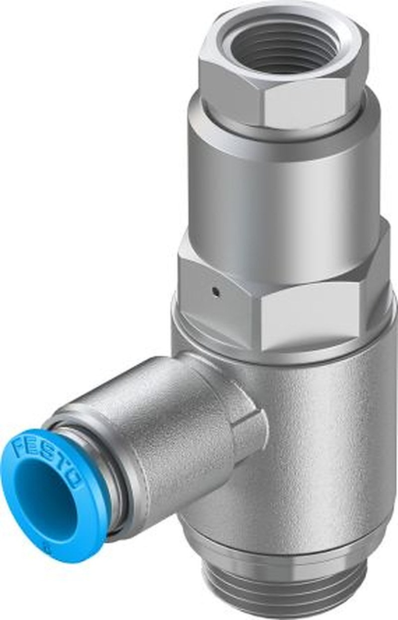Festo HGL-3/8-QS-8 Non Return Valve, 10 bar Tube Threaded