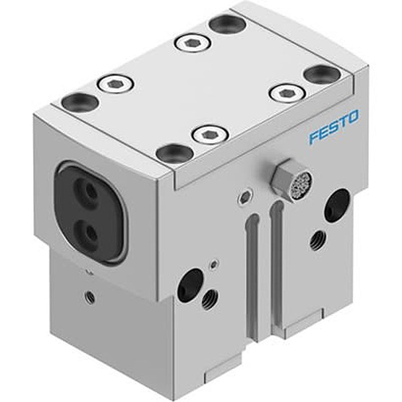 Festo 2 Finger Double Acting Action Pneumatic Gripper, HGPD-25-A-G2, Parallel Gripping Type