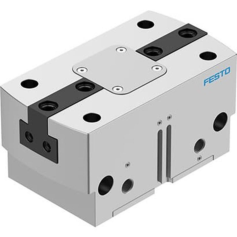 Festo 2 Finger Double Acting Action Pneumatic Gripper, HGPT-80-A-B-F, Parallel Gripping Type