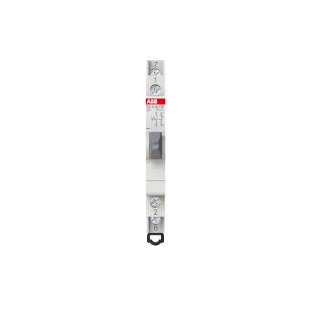 ABB 250V ac DIN Rail Push Button Circuit Trip for use with SMISSLINE Socket System, System Pro M Compact, DIN 35 mm Rail