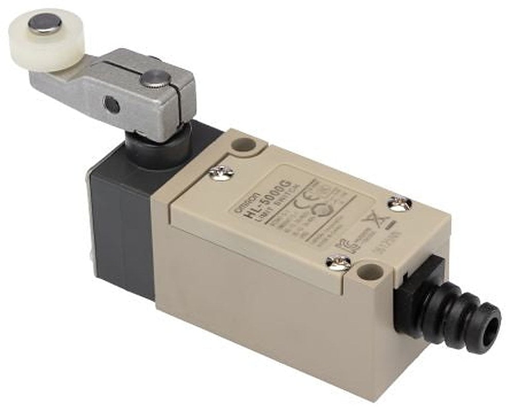 Omron HL-5000 Series Roller Lever Limit Switch, SPDT, IP65, Metal Housing, 250V ac
