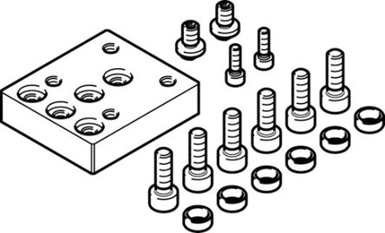 Festo Adapter Kit HMSV-70, For Use With Handling Modules